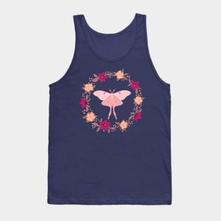 Luna Moth Wreath Tank Top